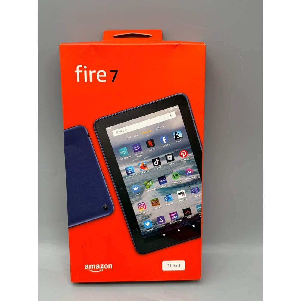 Amazon Fire 7 Tablet  (12th Gen) 16GB WiFi - Denim - Sealed